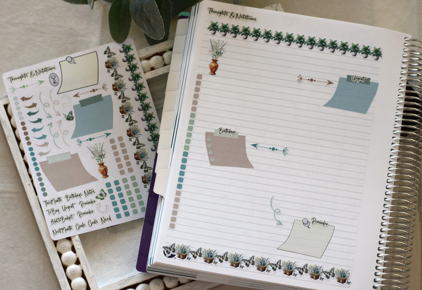TBM BBP Workbook Sticker Kit, Cottage Getaway