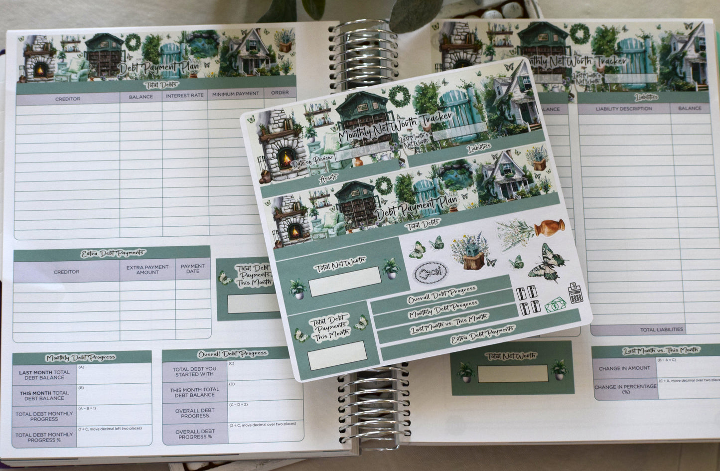 TBM BBP Workbook Sticker Kit, Cottage Getaway