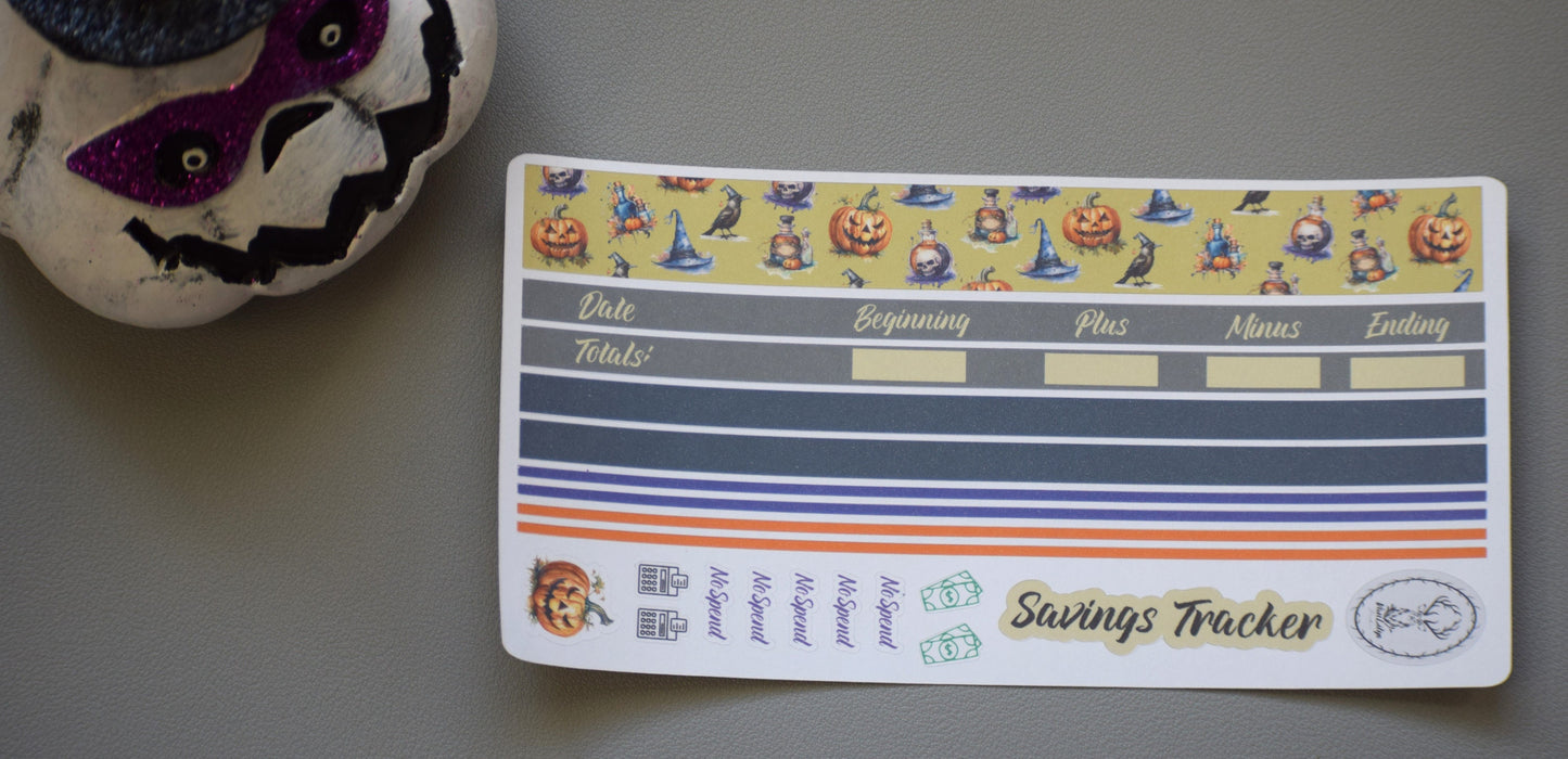 Budget Sticker Kit, Halloween