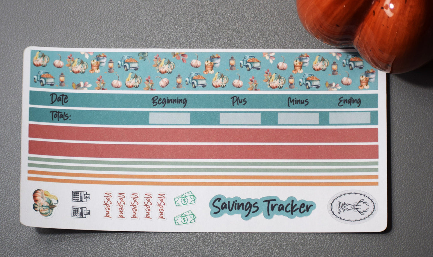 Budget Sticker Kit, Autumn Blue Truck