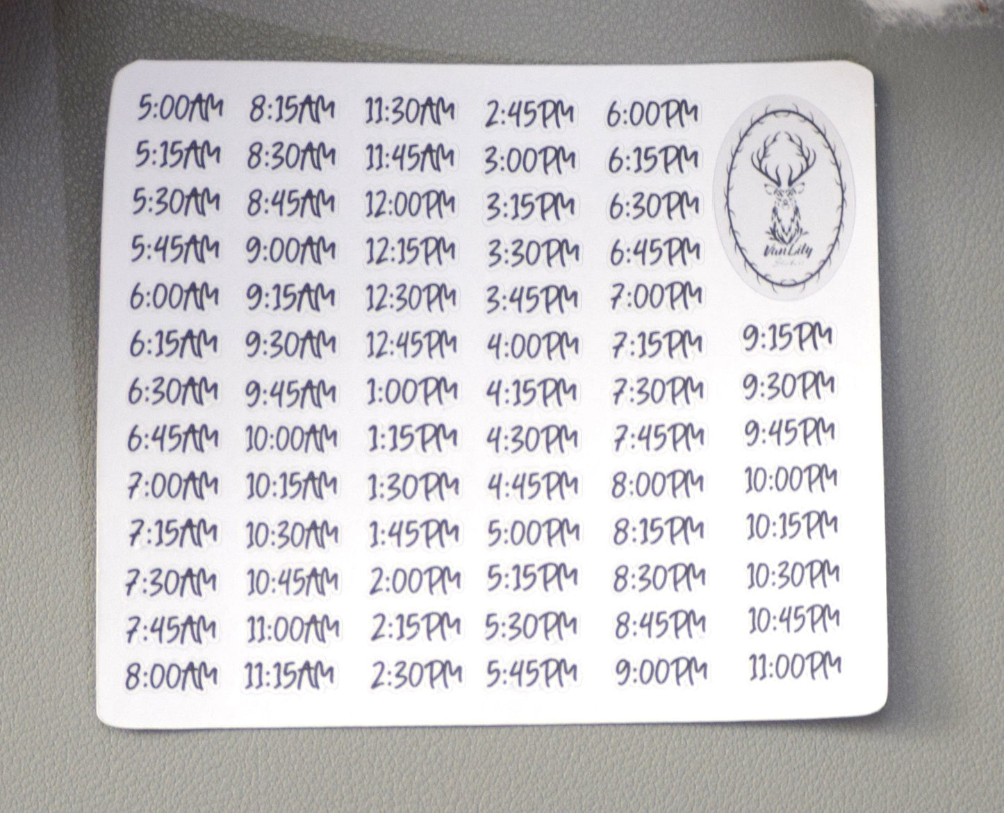 Plum Paper Daily Time Script Sheet