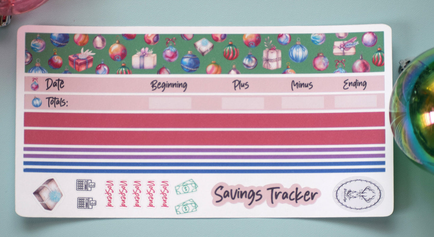Budget Sticker Kit, Baubles Baubles Baubles