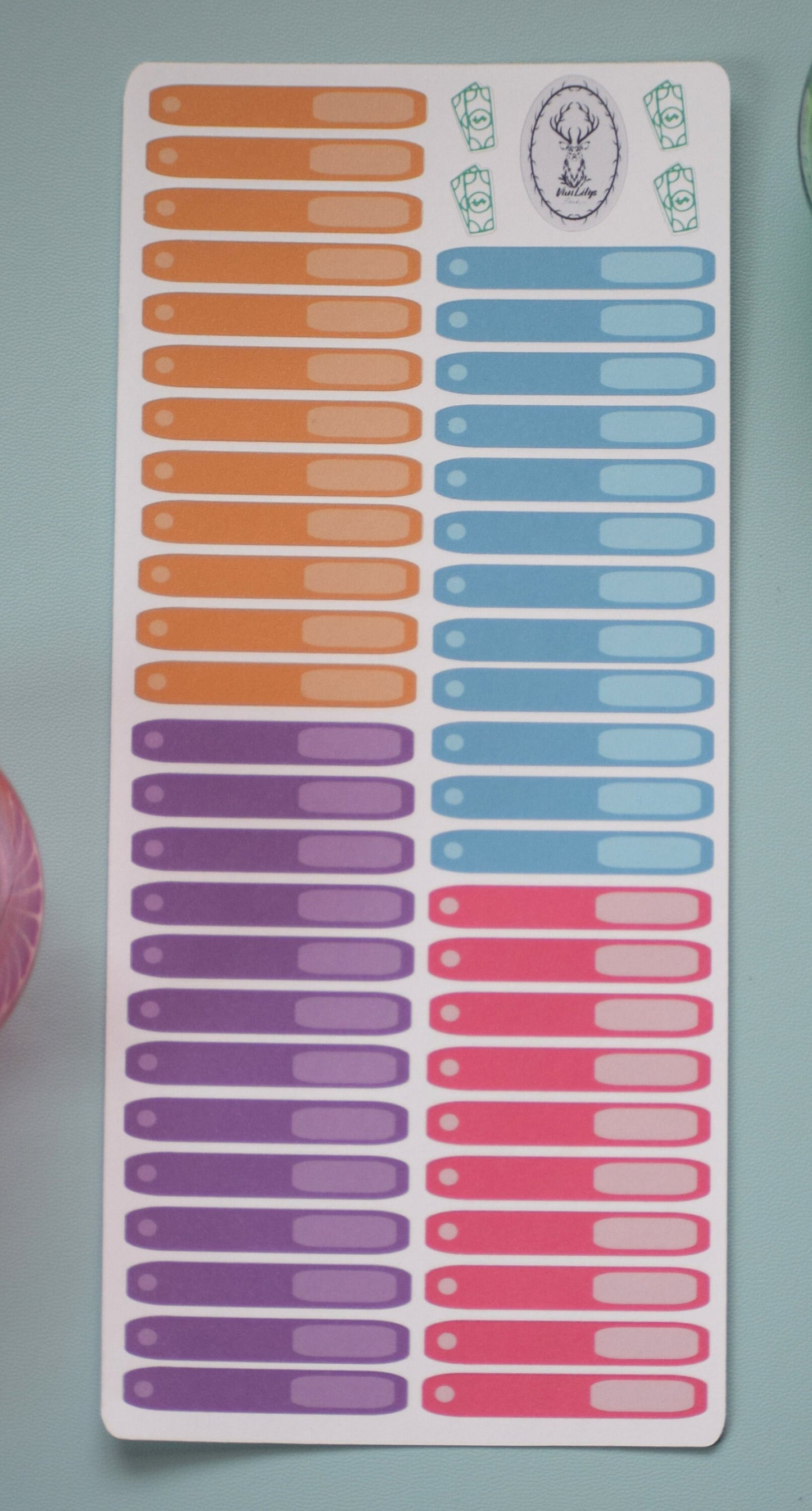 Budget Sticker Kit, Baubles Baubles Baubles