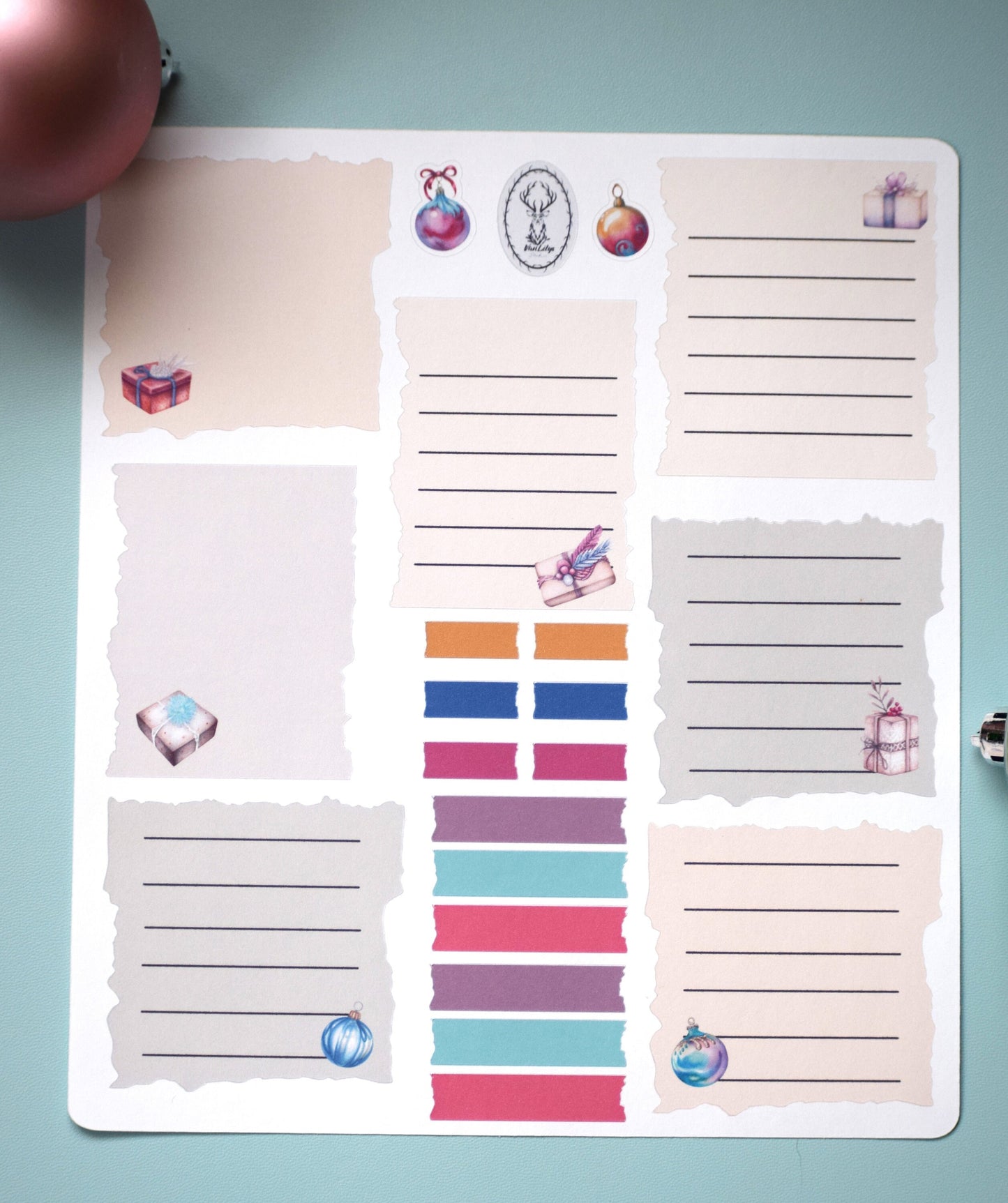 Journal Deco Planner Stickers Kit #16 Baubles Baubles Baubles