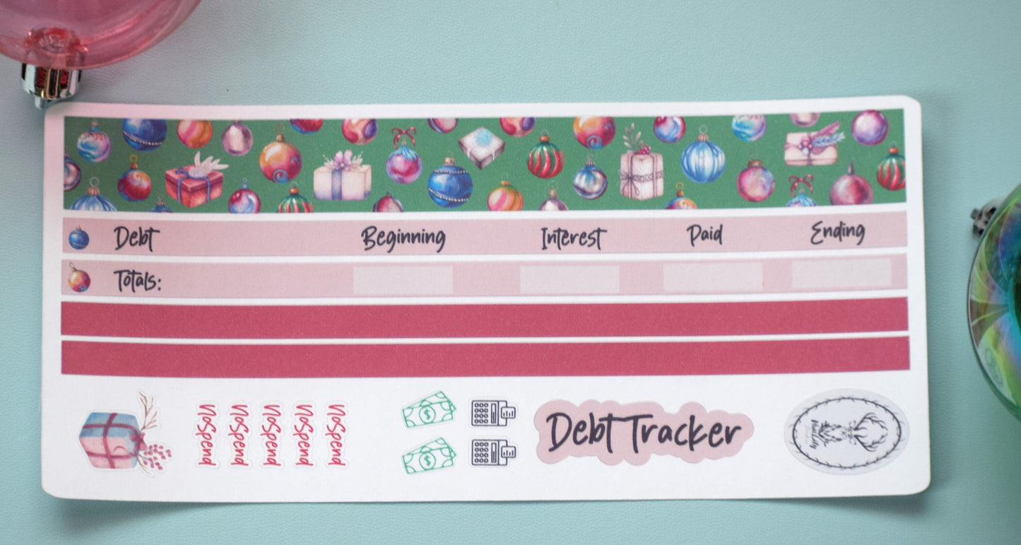 Budget Sticker Kit, Baubles Baubles Baubles