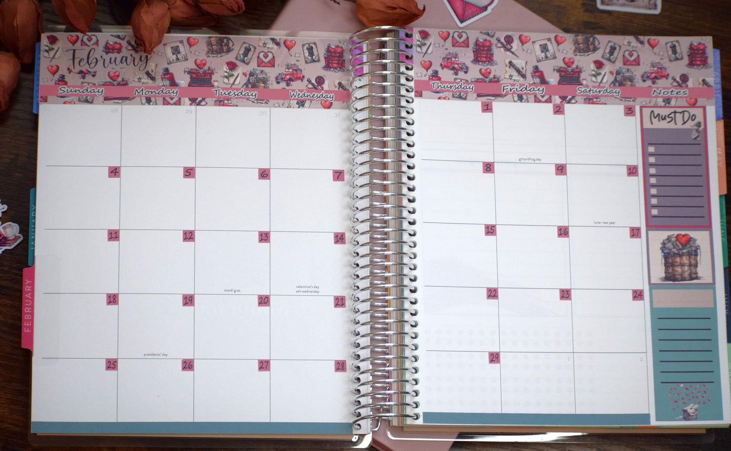 Erin Condren|TBM Monthly Planner Sticker Sheet, Traveling Love Letter