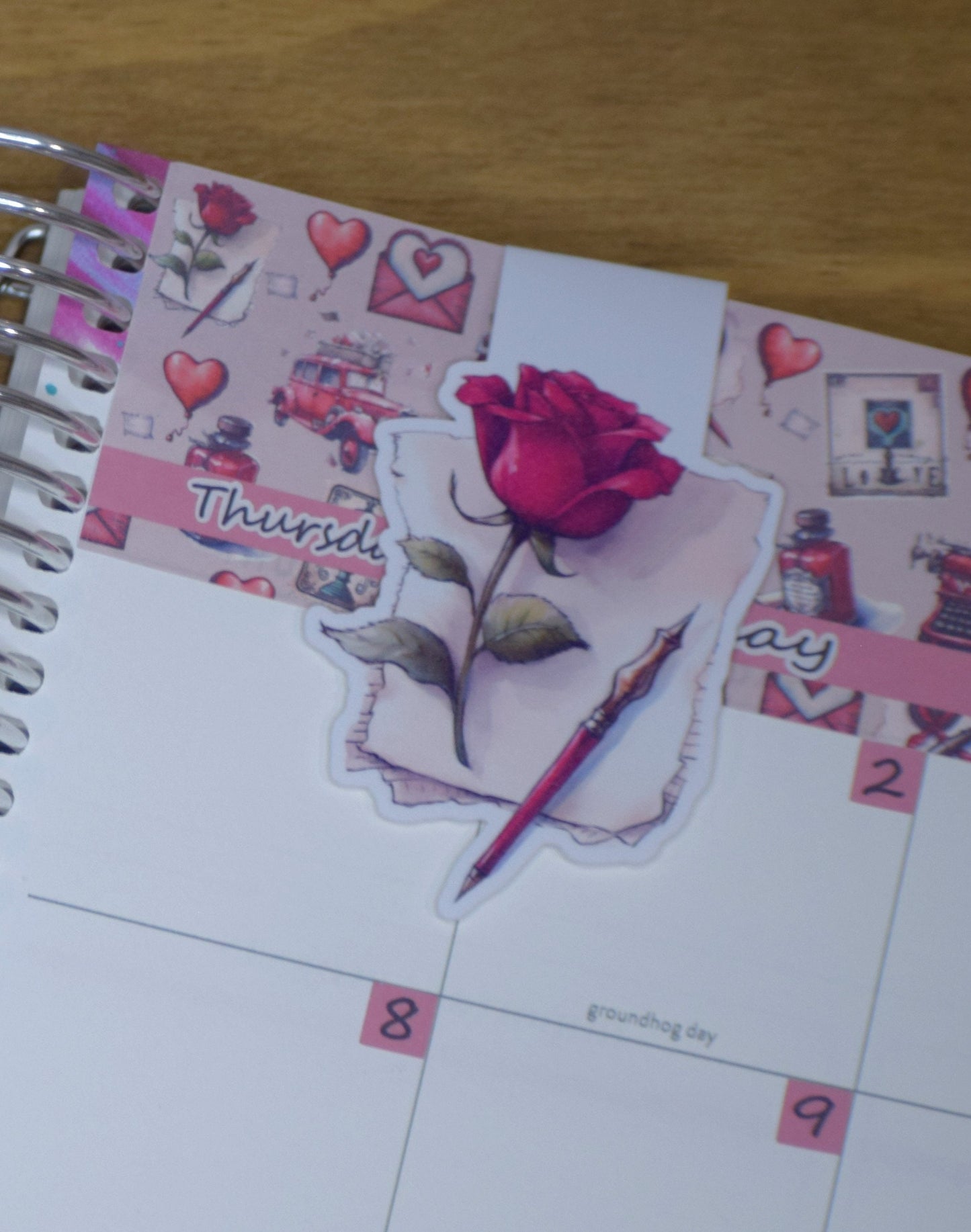 Magnetic Bookmarks, Traveling Love Letter 19