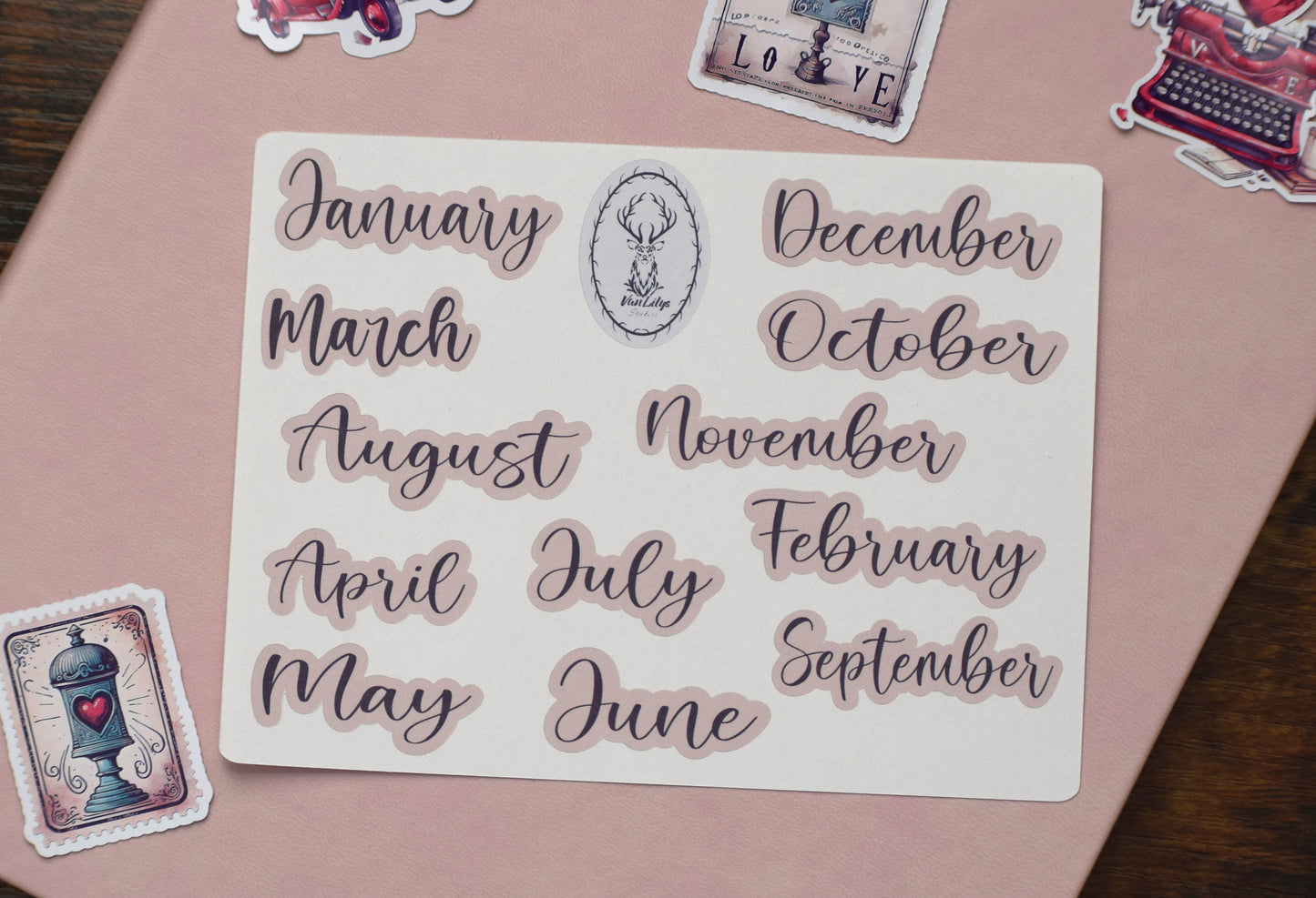 Budget Sticker Kit, Traveling Love Letter