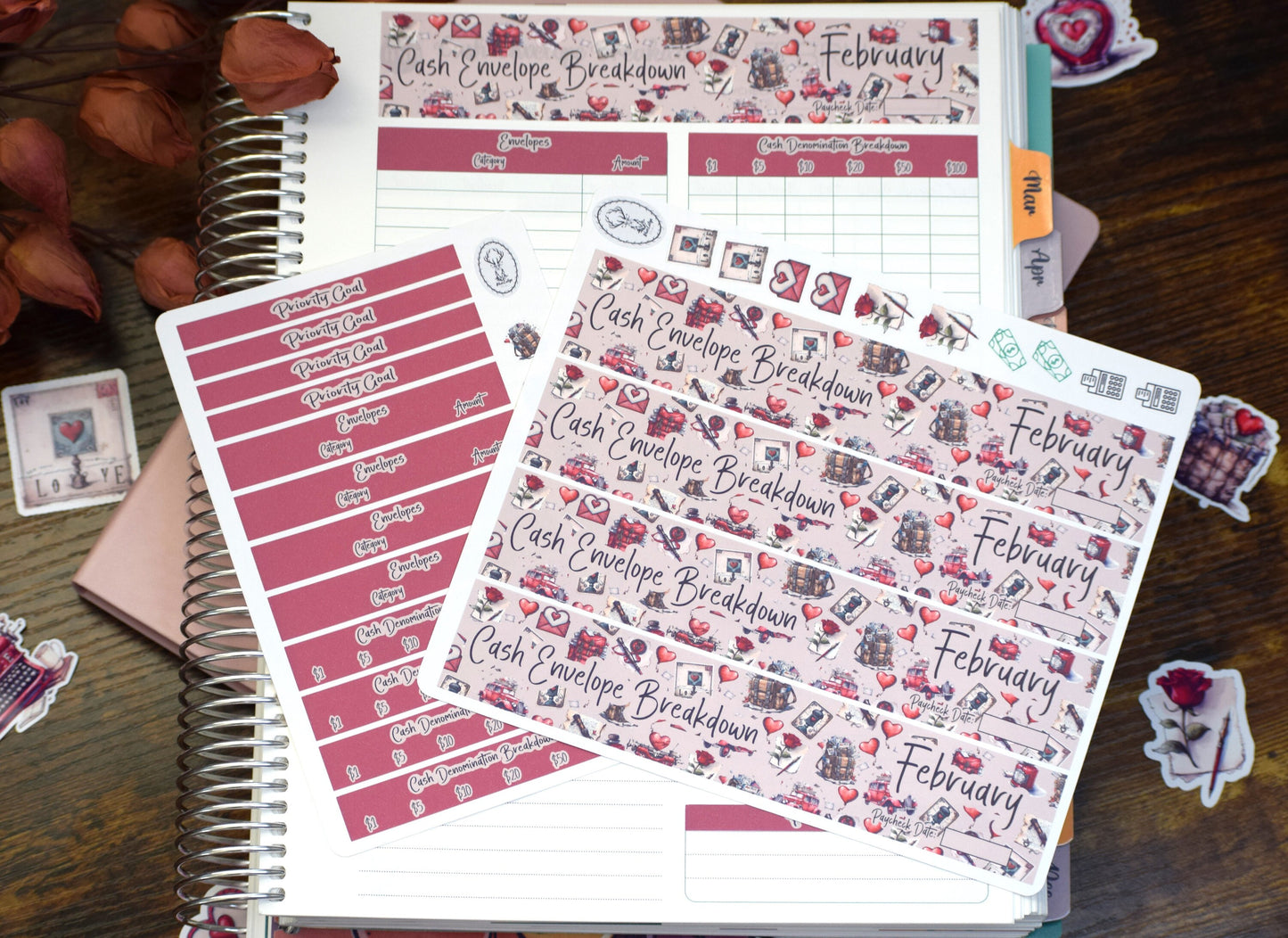 TBM BBP Workbook Sticker Kit, Traveling Love Letter #19