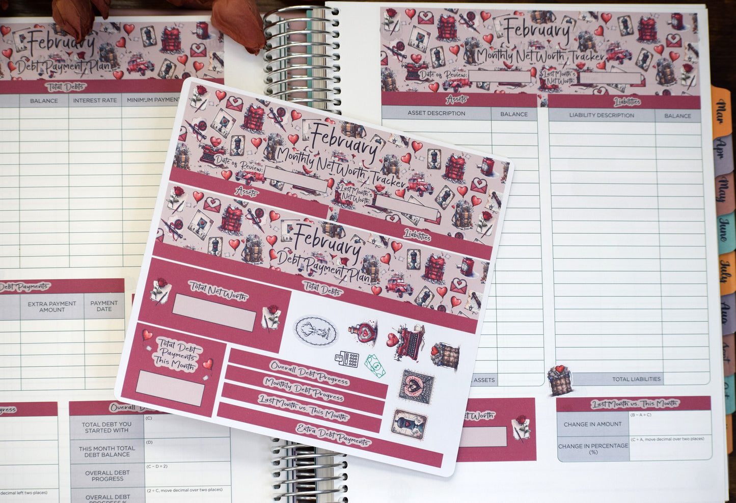 TBM BBP Workbook Sticker Kit, Traveling Love Letter #19