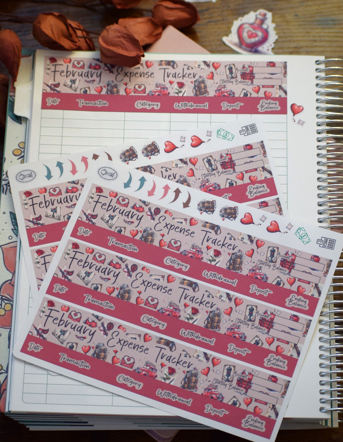 TBM BBP Workbook Sticker Kit, Traveling Love Letter #19