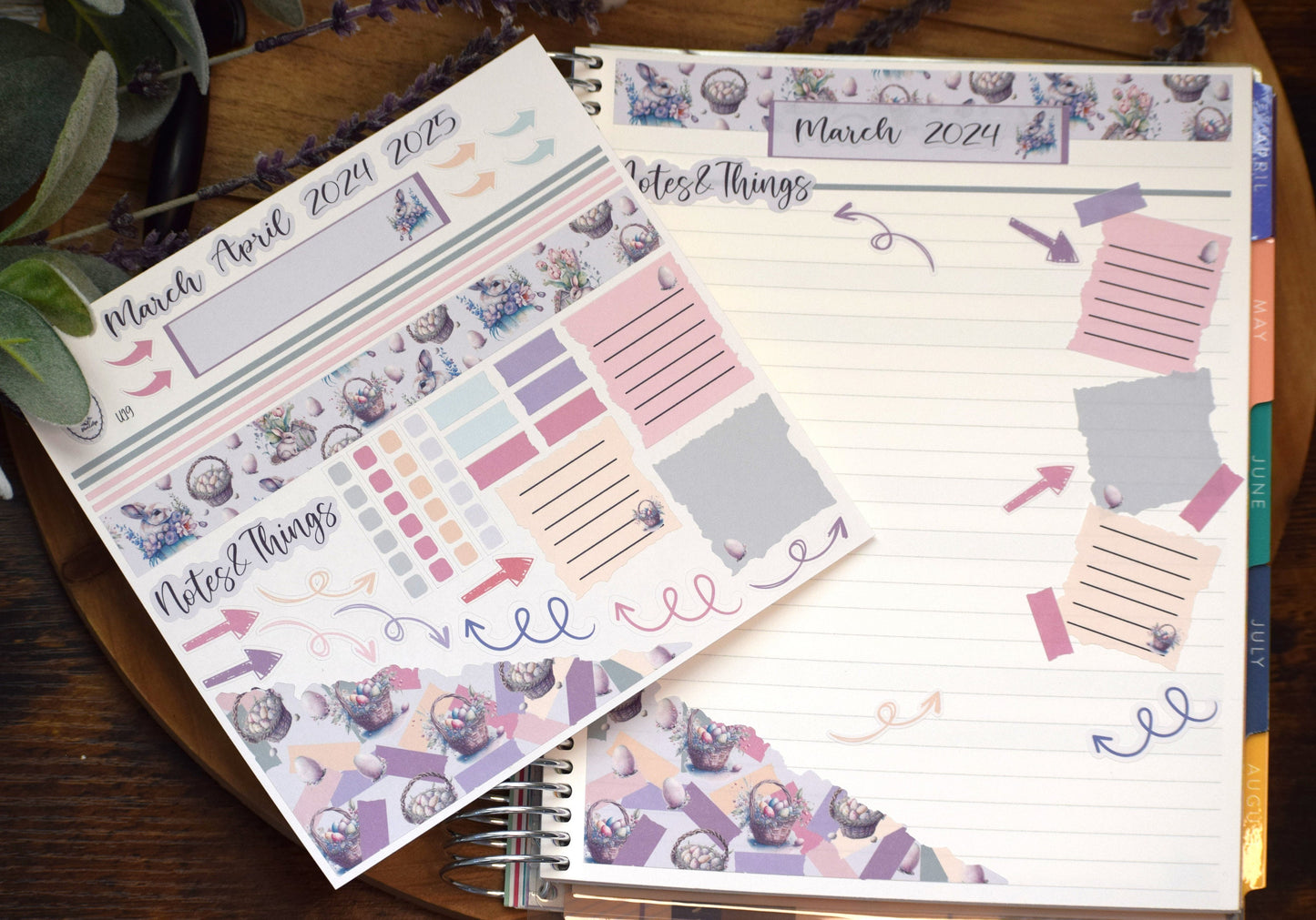 Budget Kit Add-On for the Erin Condren 7x9 and 8.5x11 Monthly Planners, Easter #3