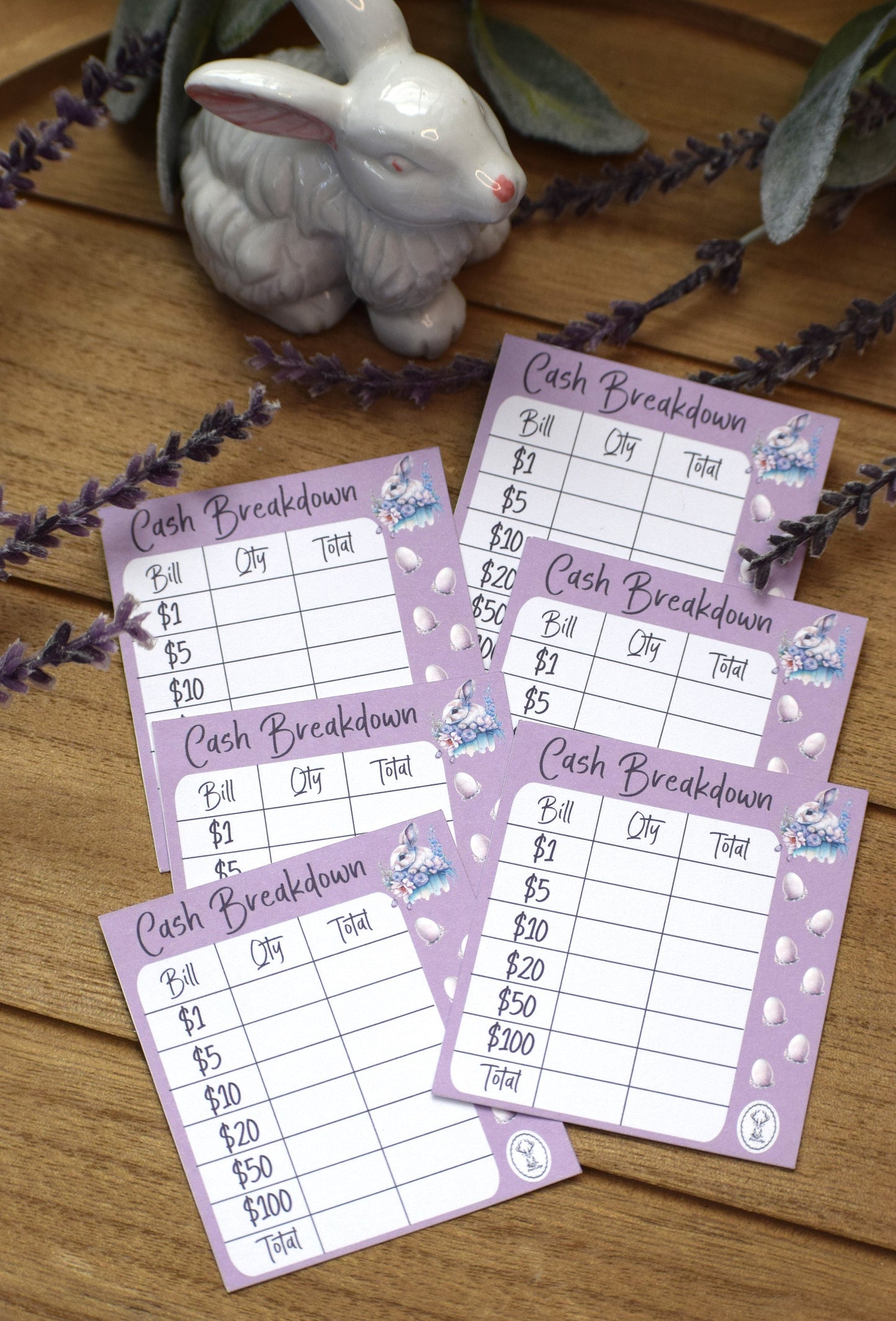 Budget Kit Add-On for the Erin Condren 7x9 and 8.5x11 Monthly Planners, Easter #3