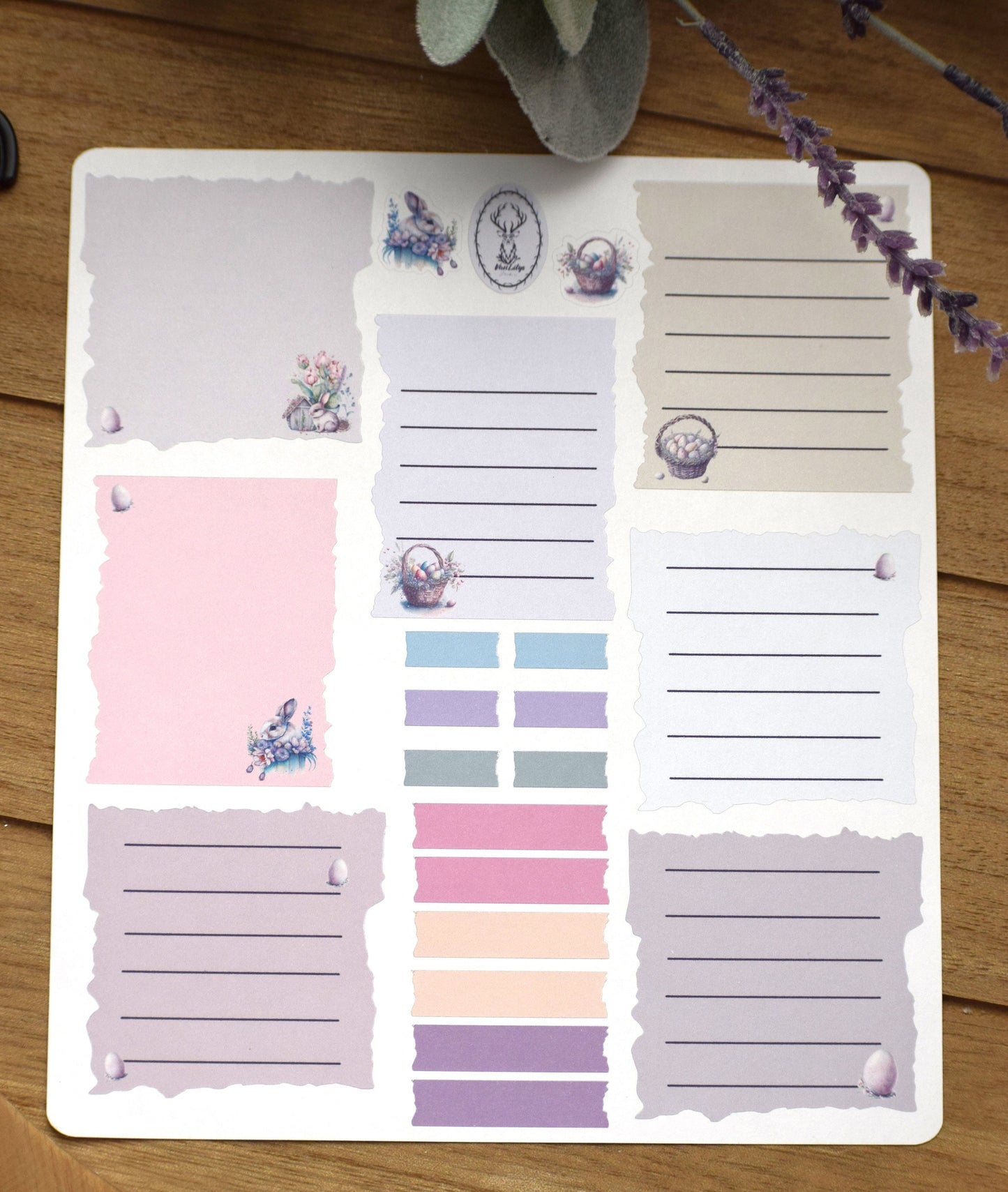 Journal Deco Planner Stickers Kit #3 Easter
