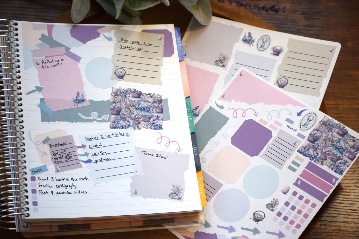 Journal Deco Planner Stickers Kit #3 Easter