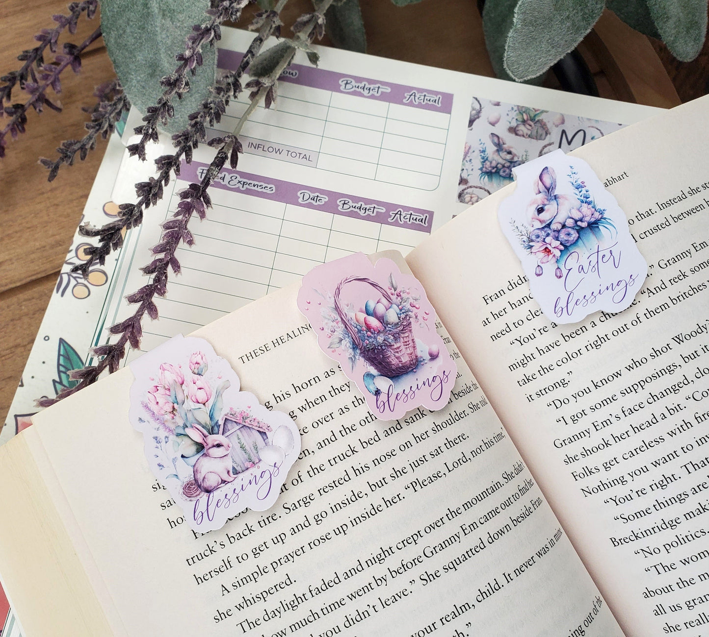 Magnetic Bookmarks, Easter #3
