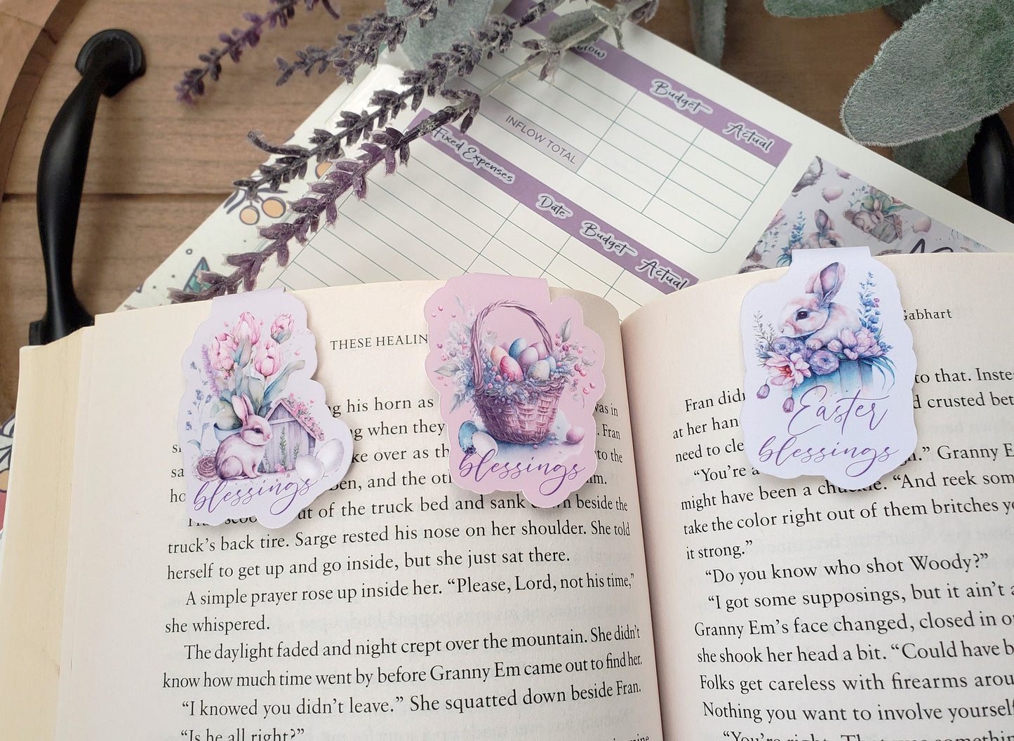 Magnetic Bookmarks, Easter #3