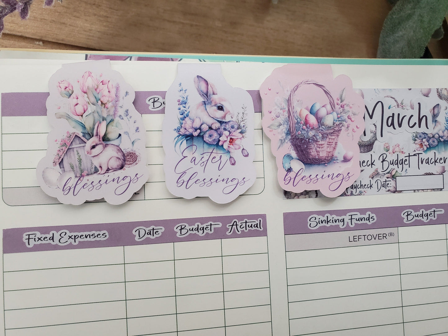 Magnetic Bookmarks, Easter #3