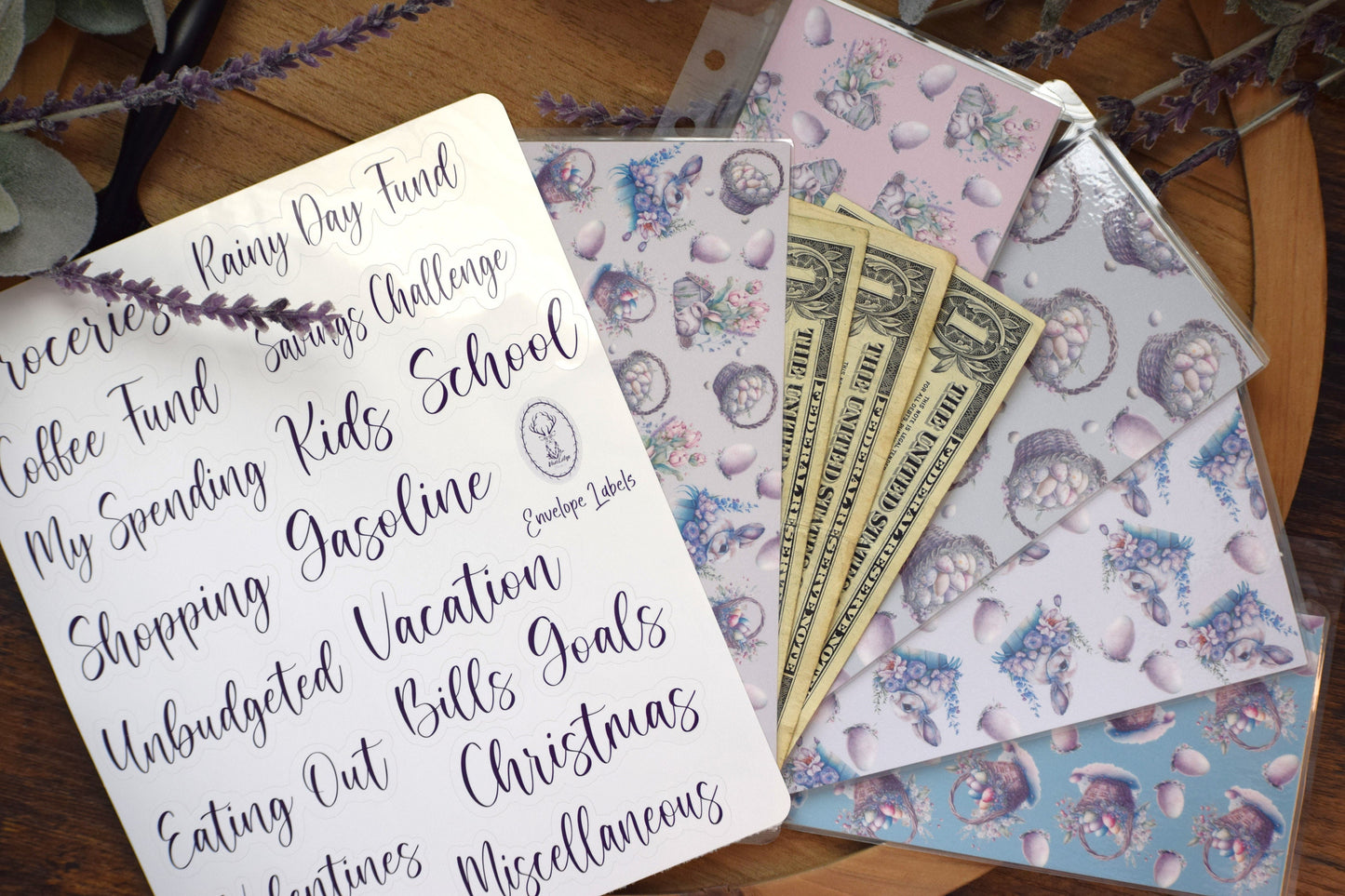 Budget Kit Add-On for the Erin Condren 7x9 and 8.5x11 Monthly Planners, Easter #3