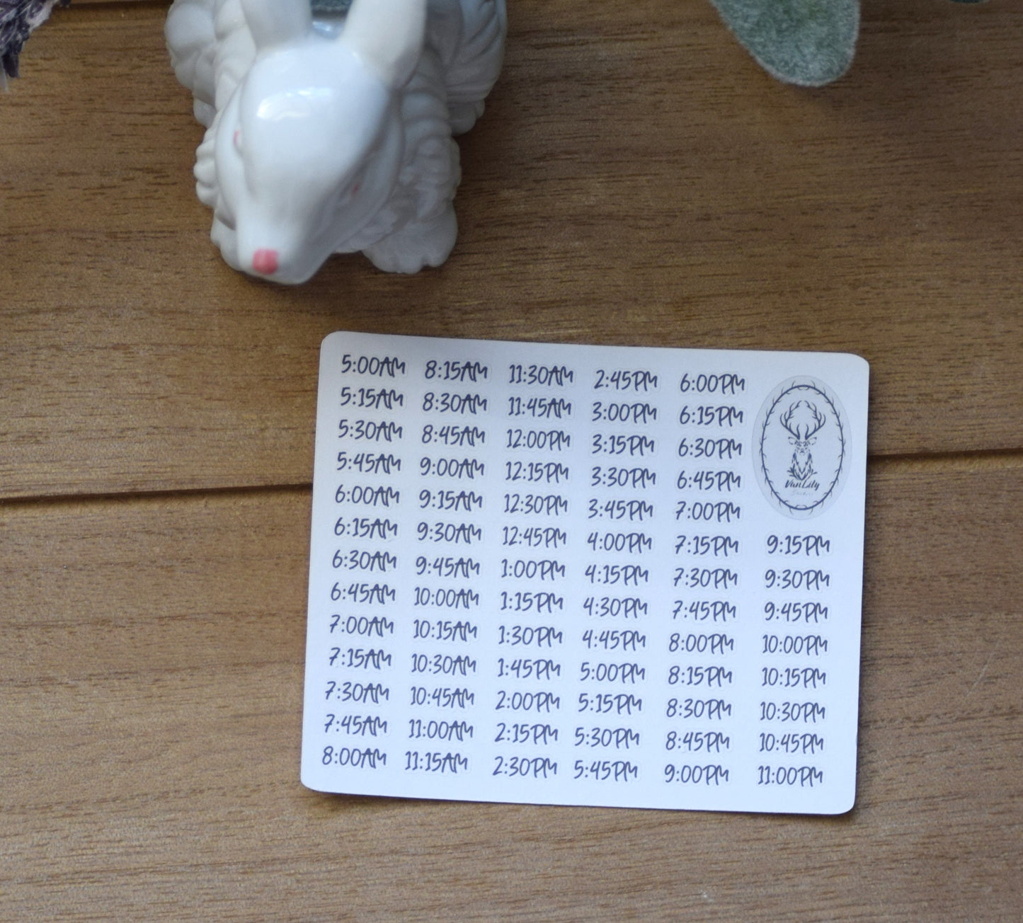 Plum Paper 7x9 Hourly Weekly Planner Sticker Kit #3, Easter