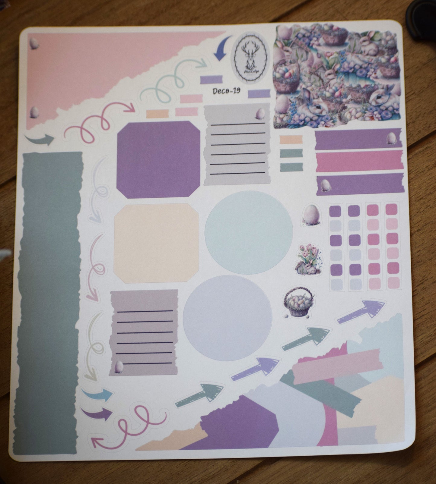 Journal Deco Planner Stickers Kit #3 Easter