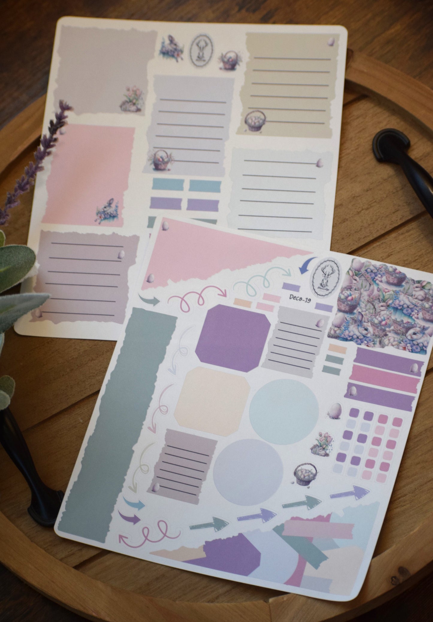 Journal Deco Planner Stickers Kit #3 Easter