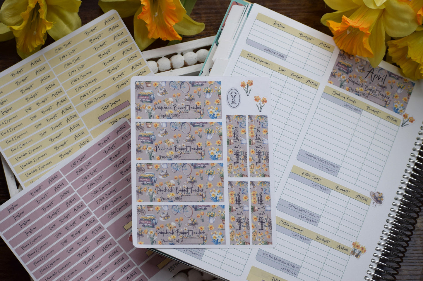 TBM BBP Workbook Sticker Kit, Daffodil Delight #20