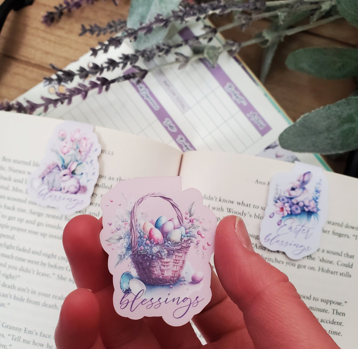 Magnetic Bookmarks, Easter #3
