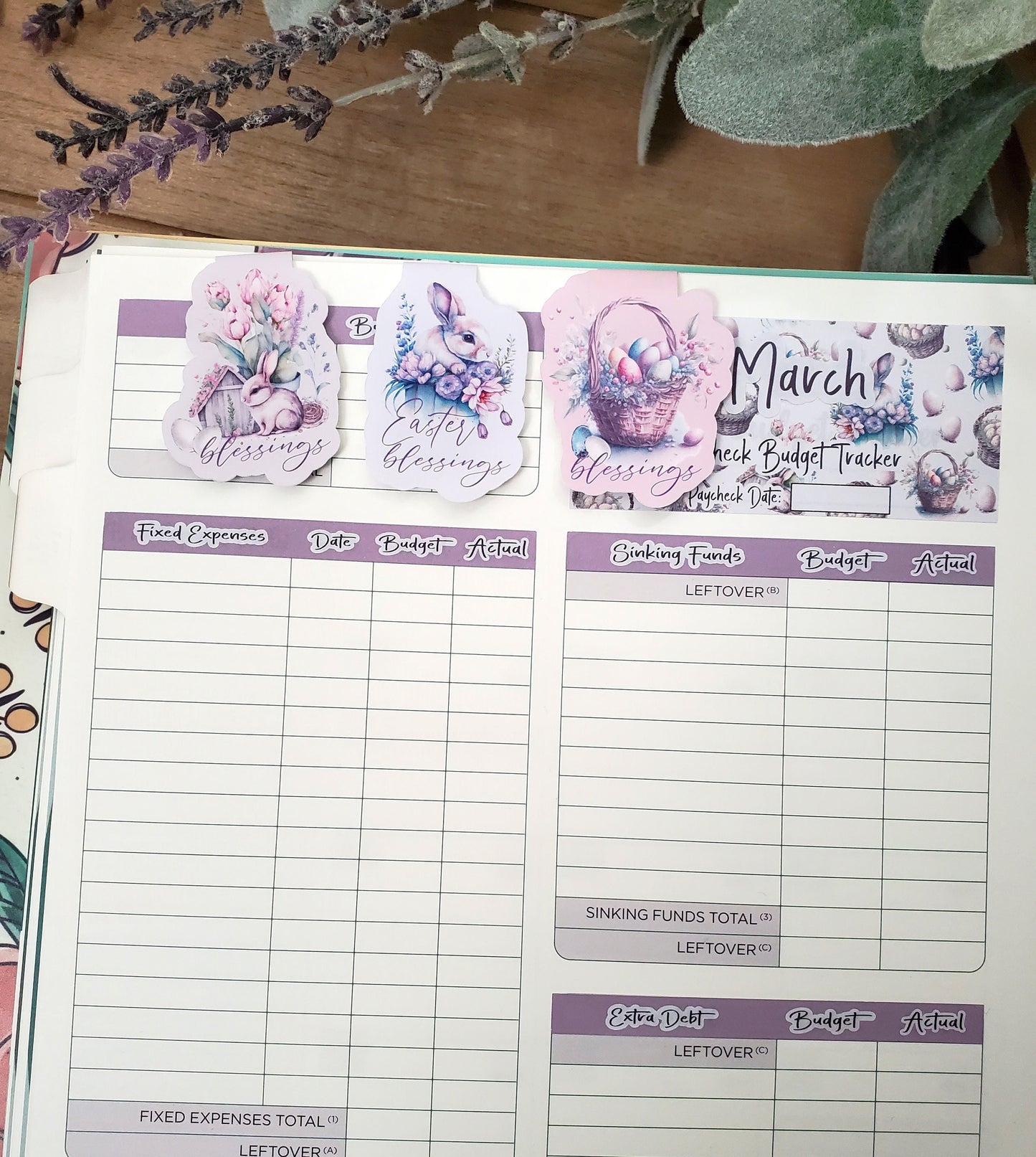 Magnetic Bookmarks, Easter #3