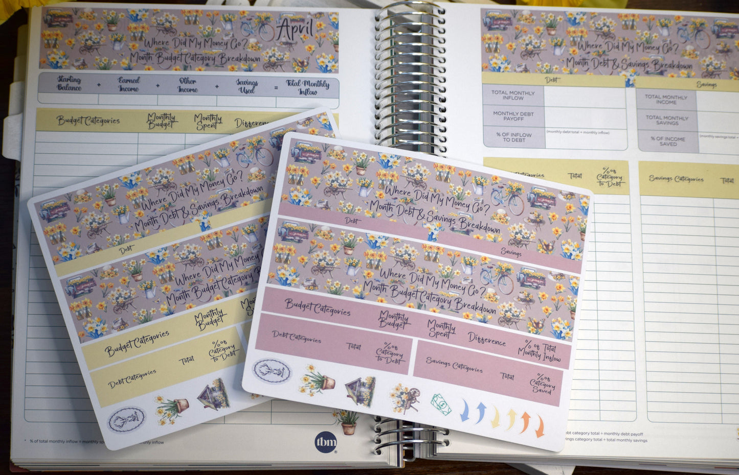 TBM BBP Workbook Sticker Kit, Daffodil Delight #20