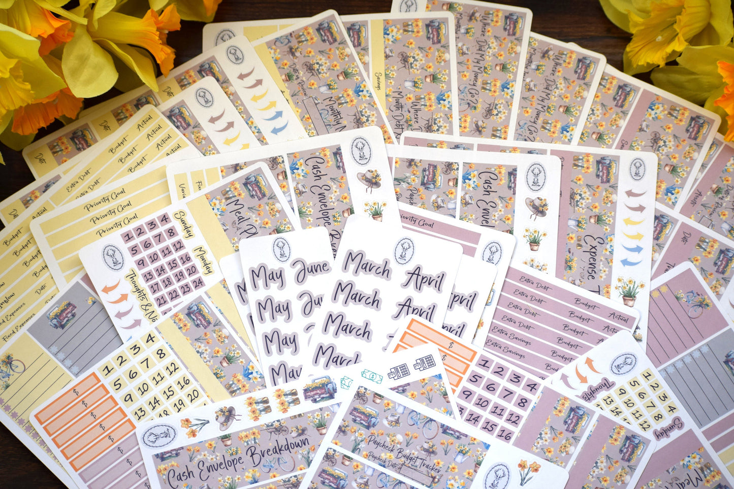 TBM BBP Workbook Sticker Kit, Daffodil Delight #20