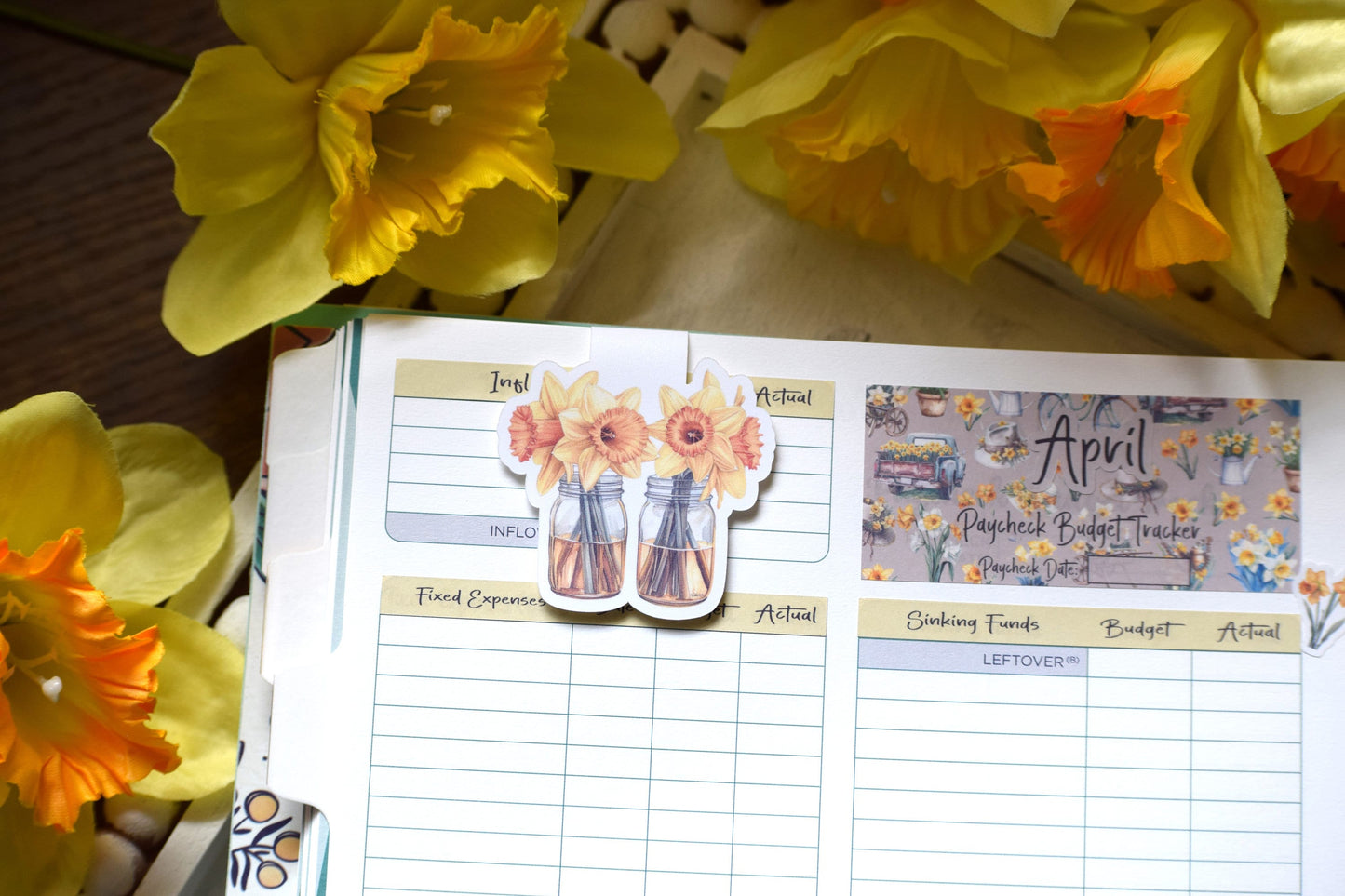 Magnetic Bookmarks, Daffodil Delight