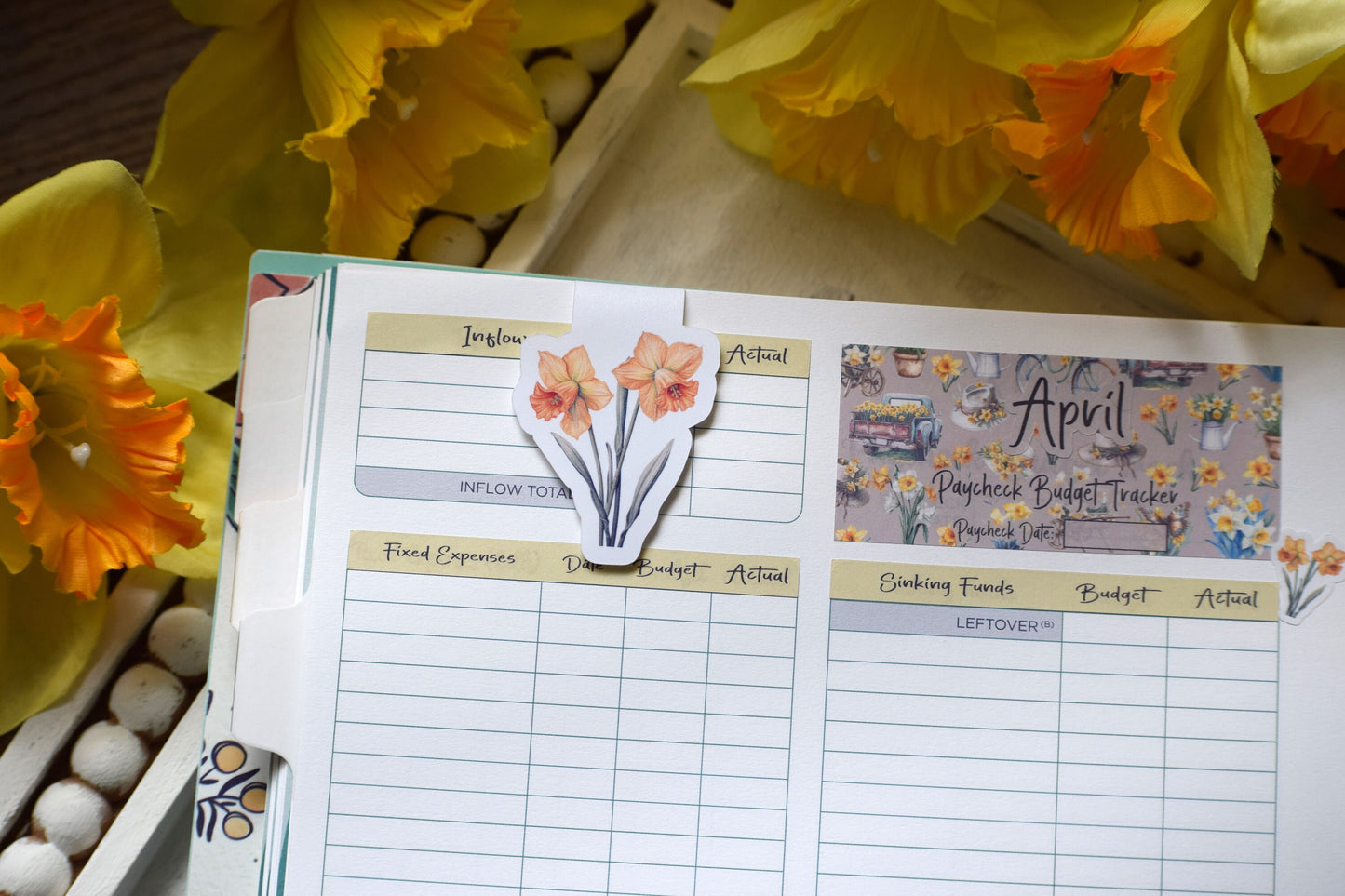 Magnetic Bookmarks, Daffodil Delight