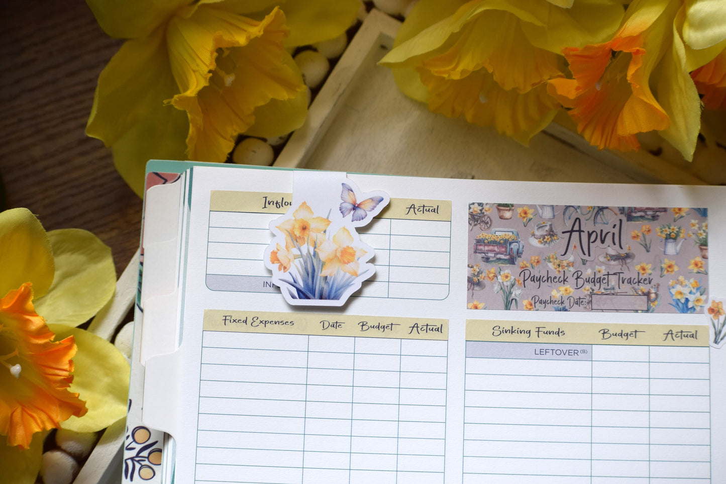 Magnetic Bookmarks, Daffodil Delight