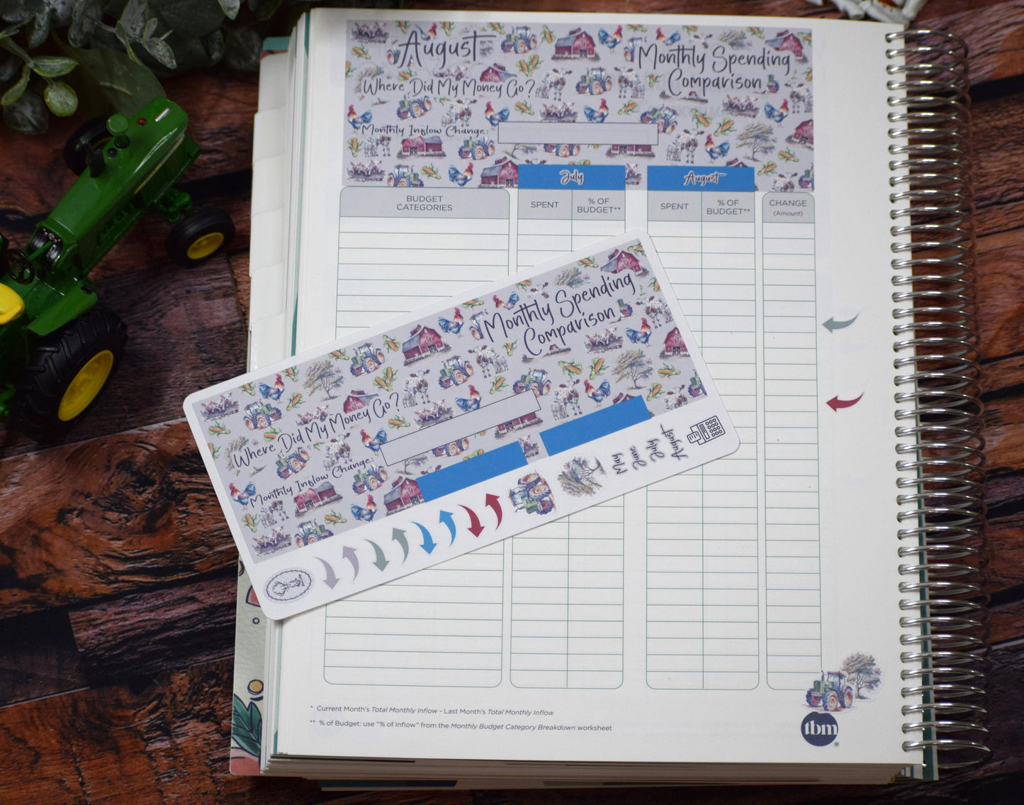 TBM BBP Workbook Sticker Kit, Farm Life