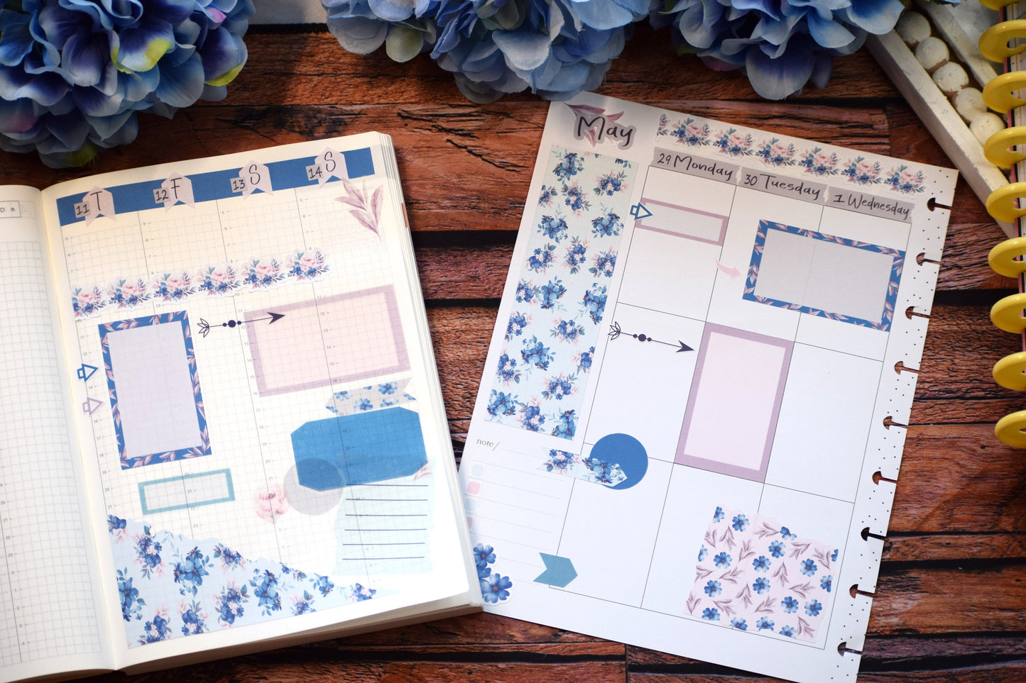 Journaling Deco Weekly Planner Sticker Kit