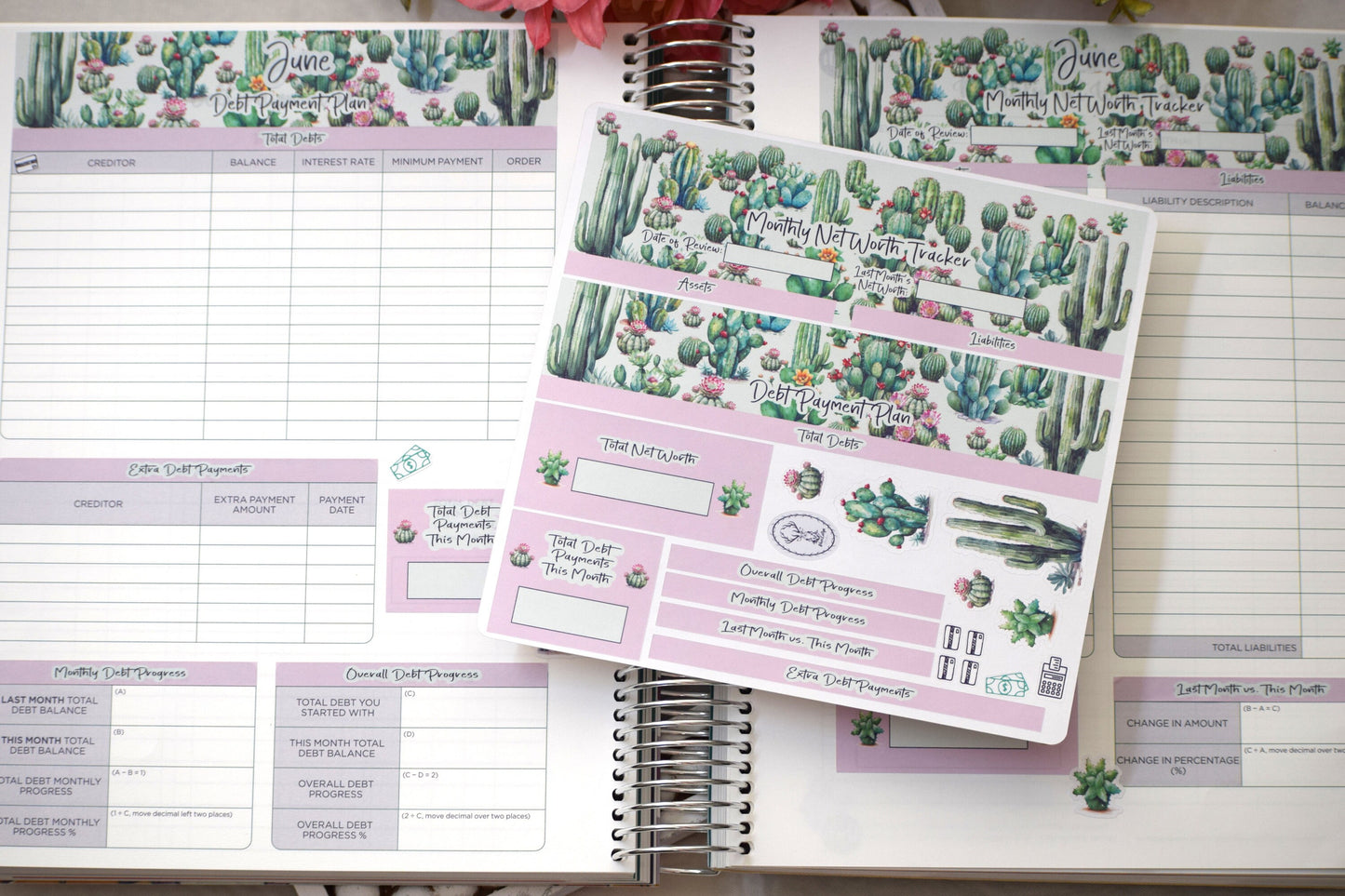 TBM BBP Workbook Sticker Kit, Cactus Galore