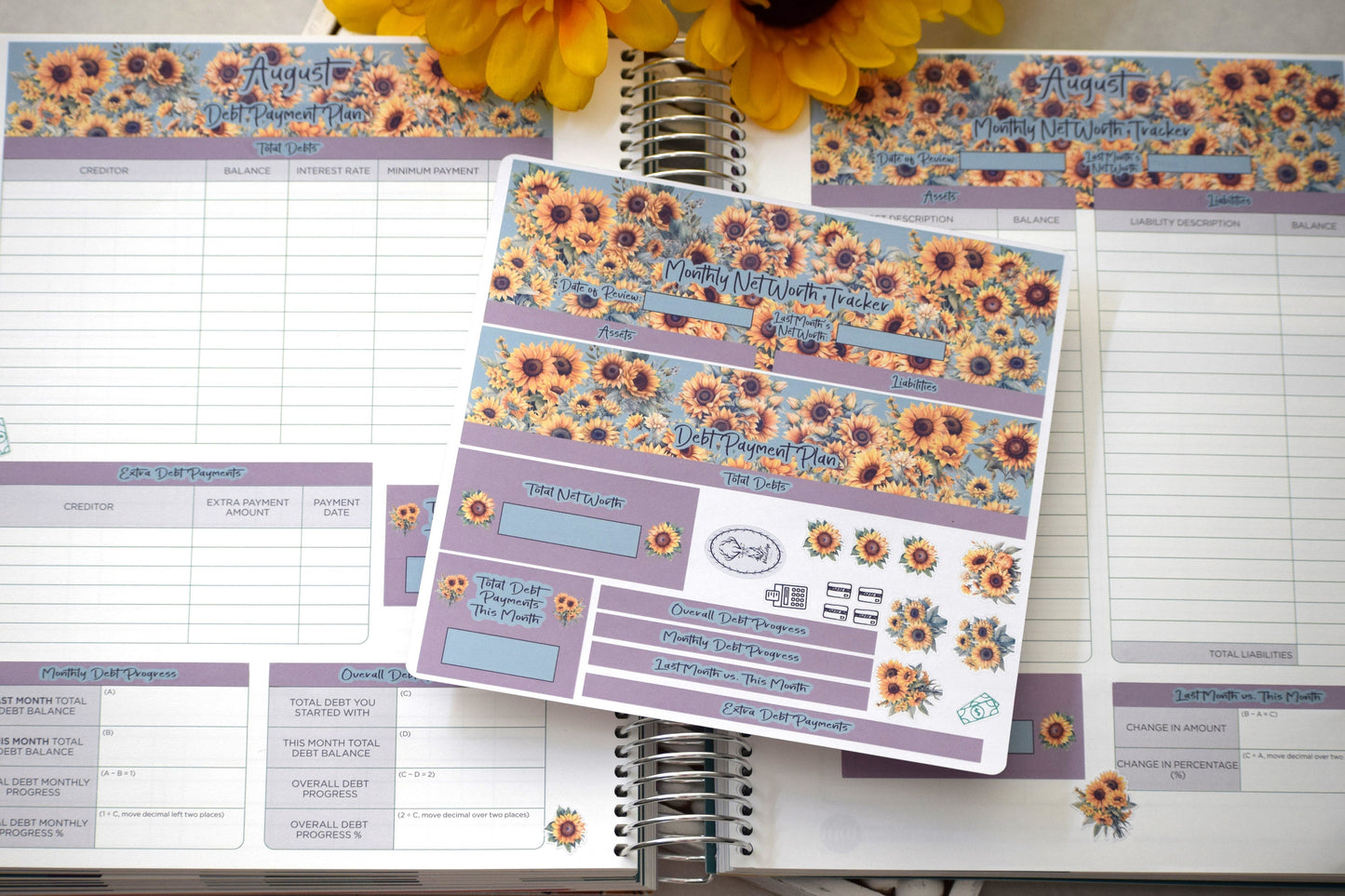 TBM BBP Workbook Sticker Kit, Sunflower Sunshine