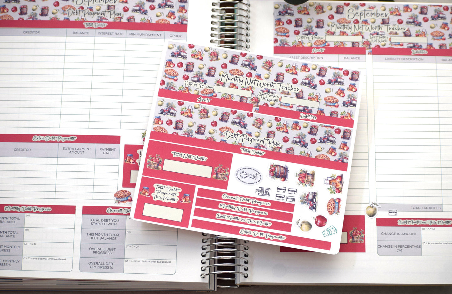 TBM BBP Workbook Sticker Kit, Apple Picking