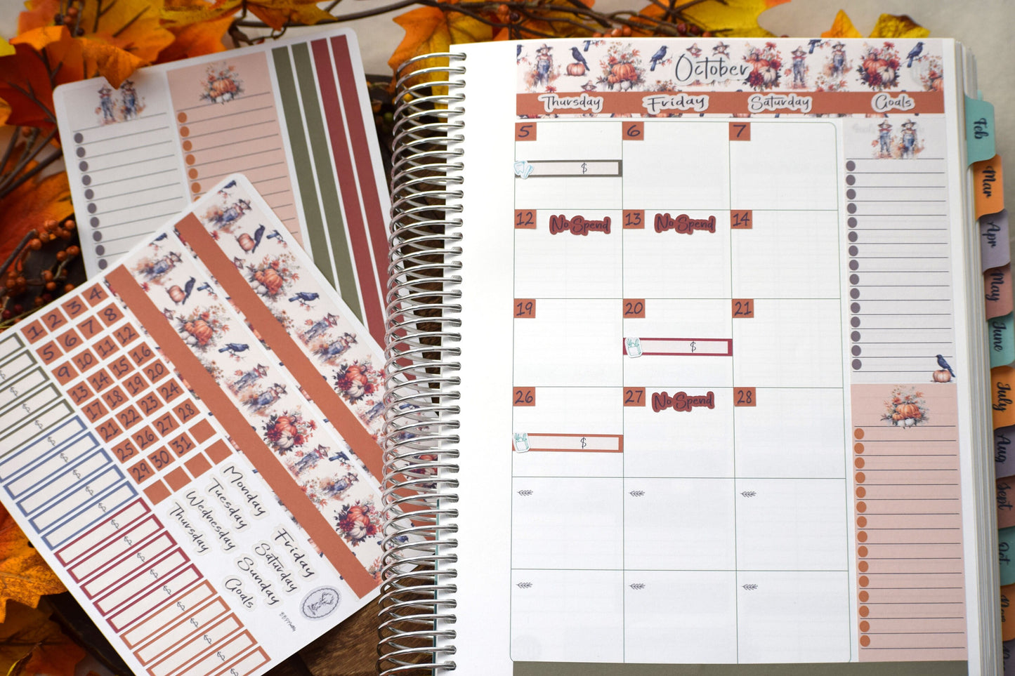 TBM BBP Workbook Sticker Kit, Pumpkins and Crows