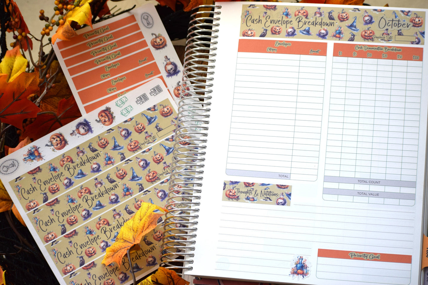 TBM BBP Workbook Sticker Kit, Halloween