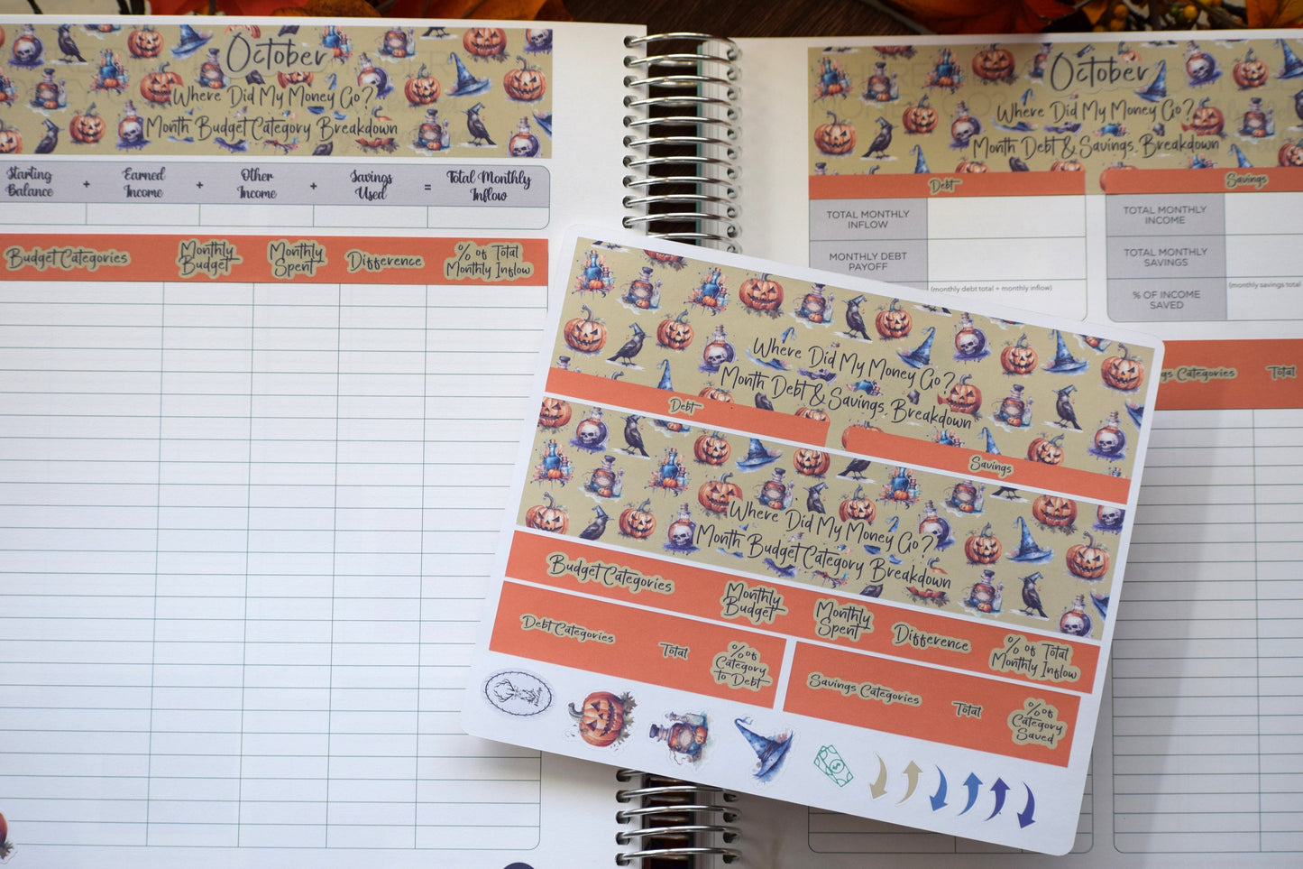 TBM BBP Workbook Sticker Kit, Halloween