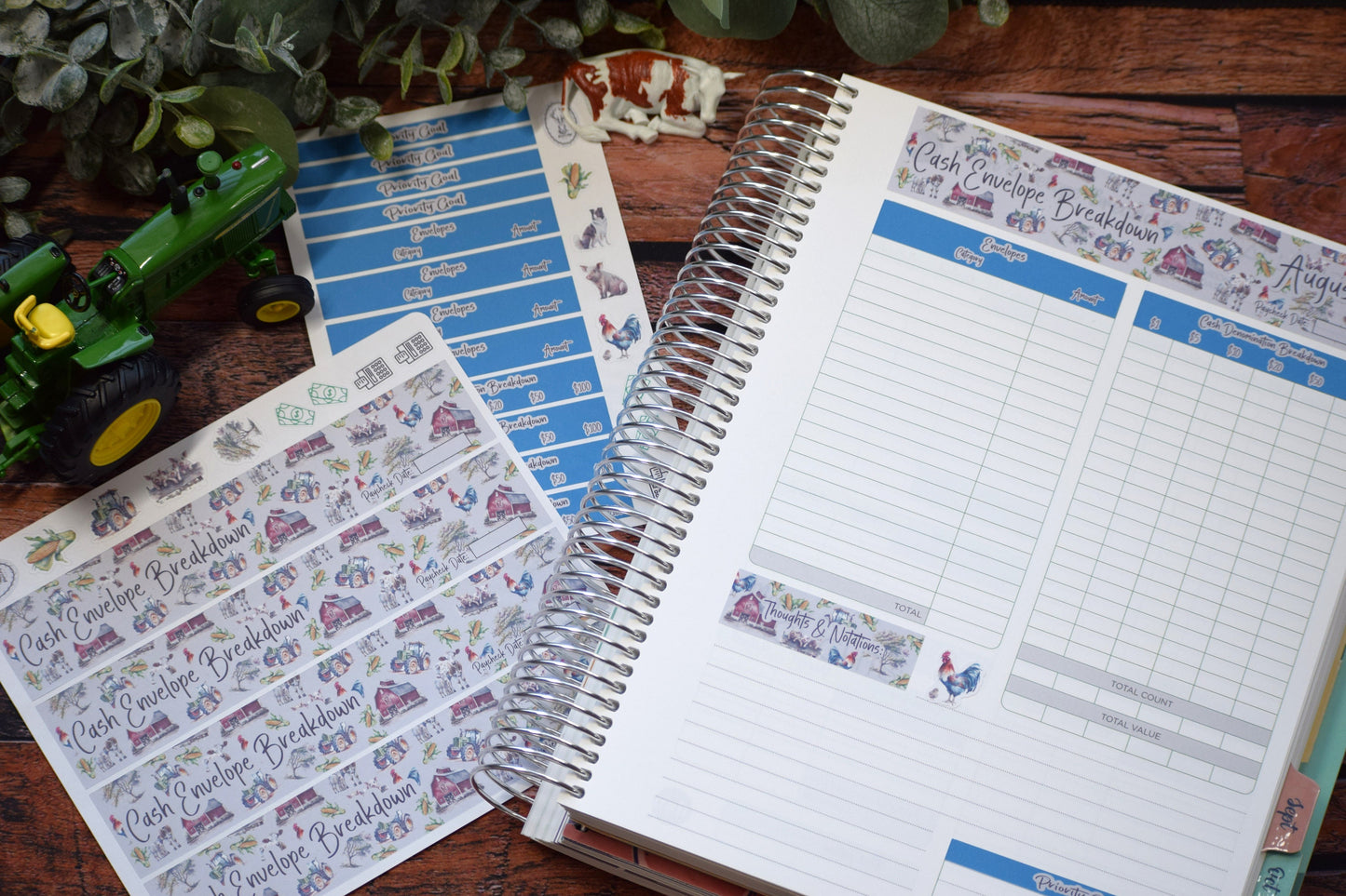 TBM BBP Workbook Sticker Kit, Farm Life