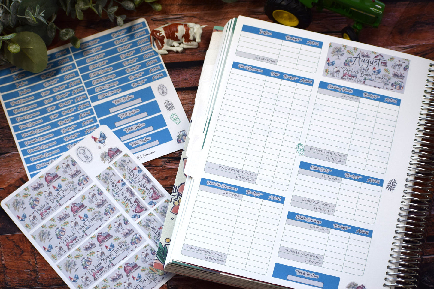 TBM BBP Workbook Sticker Kit, Farm Life