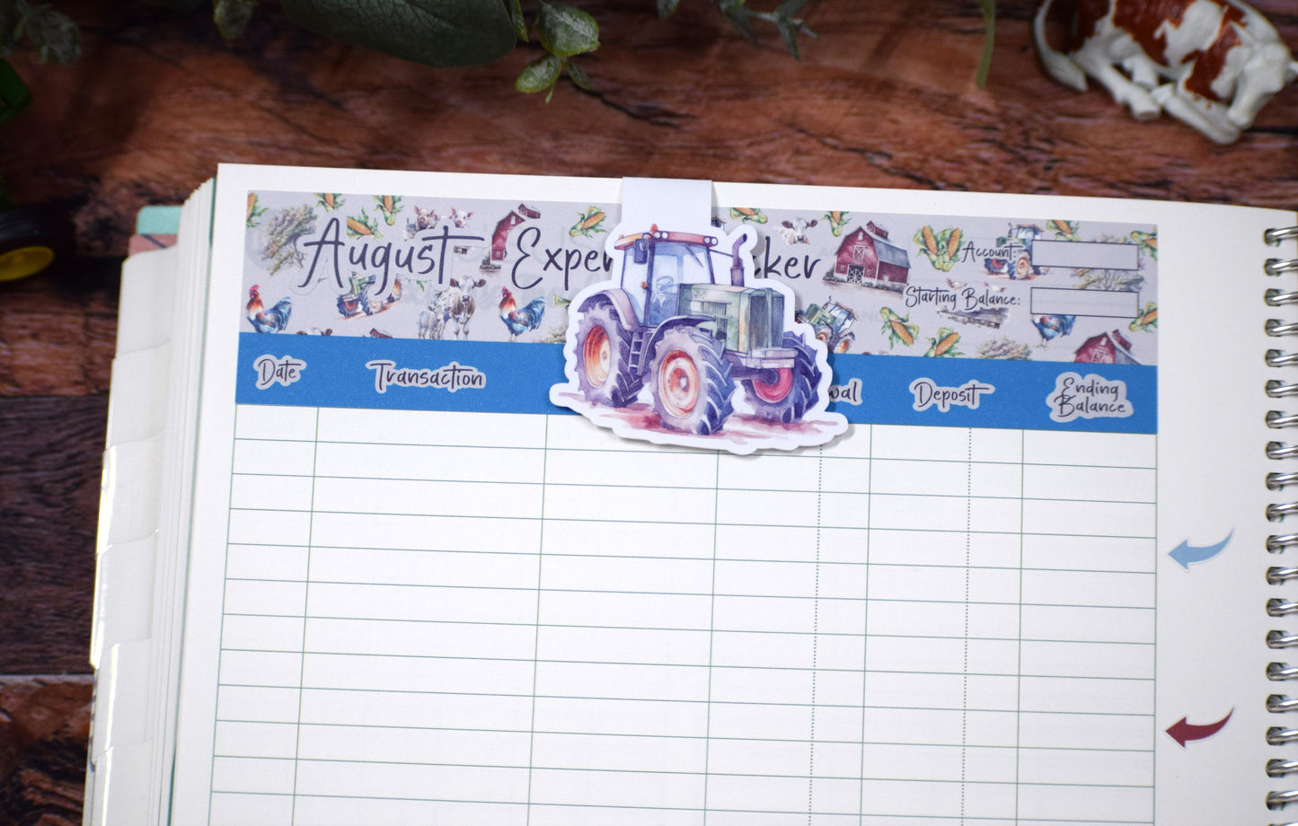 Magnetic Bookmarks, Farm Life Theme