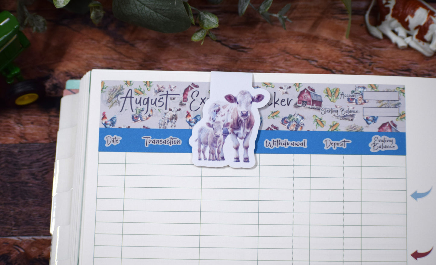 Magnetic Bookmarks, Farm Life Theme