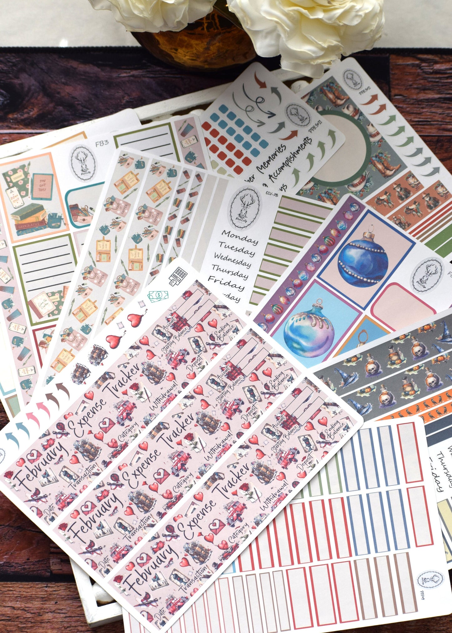 Whoops Sticker Bags, Miscut|Misprint Sticker Mystery Grab Bags, Whoops-A-Lily-Bags