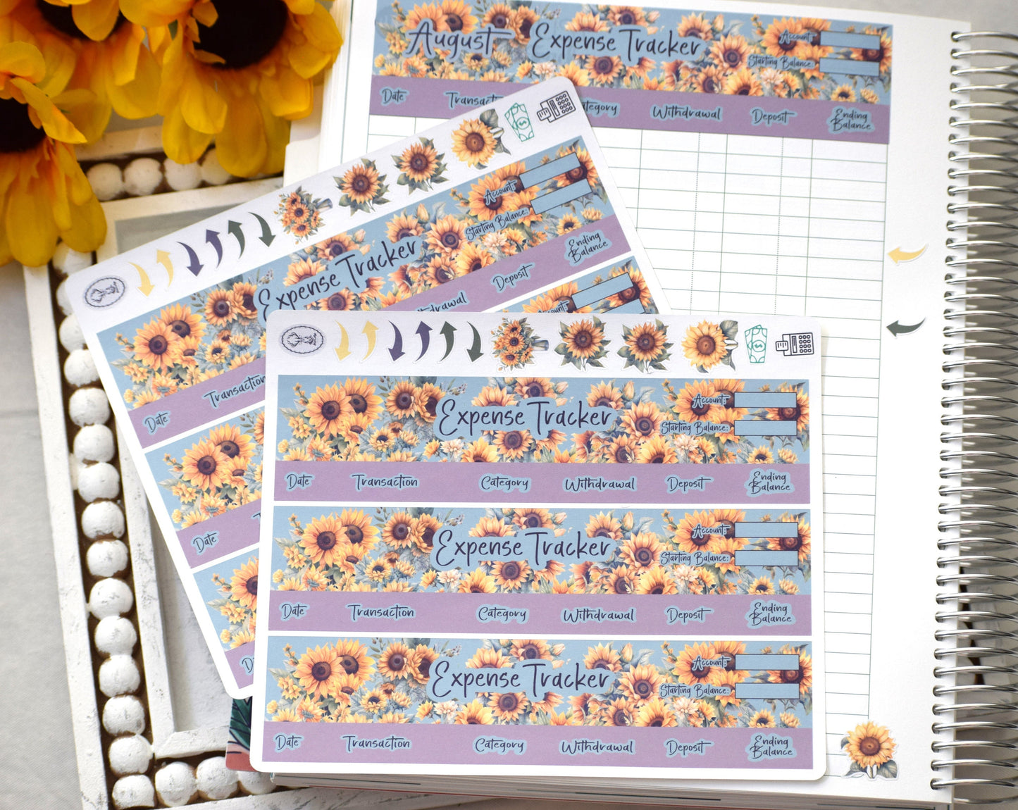 TBM BBP Workbook Sticker Kit, Sunflower Sunshine