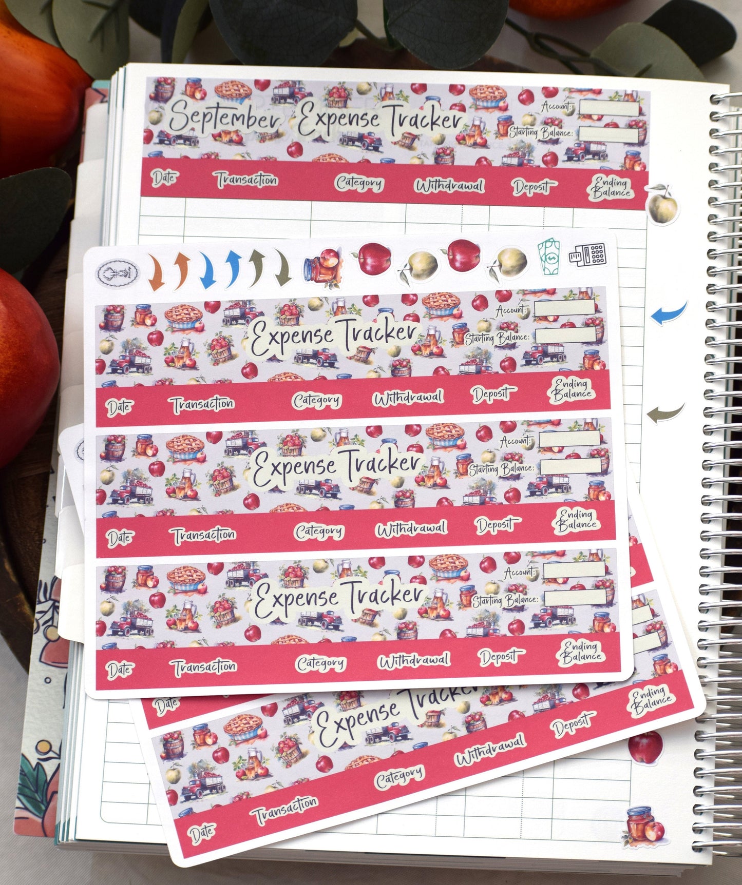 TBM BBP Workbook Sticker Kit, Apple Picking