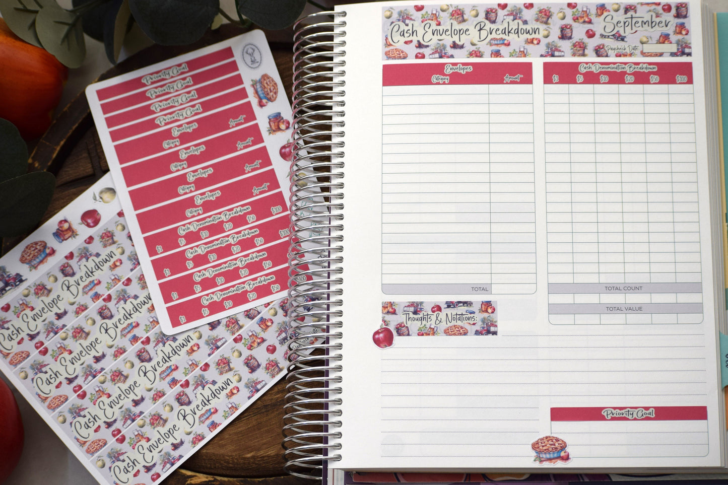 TBM BBP Workbook Sticker Kit, Apple Picking